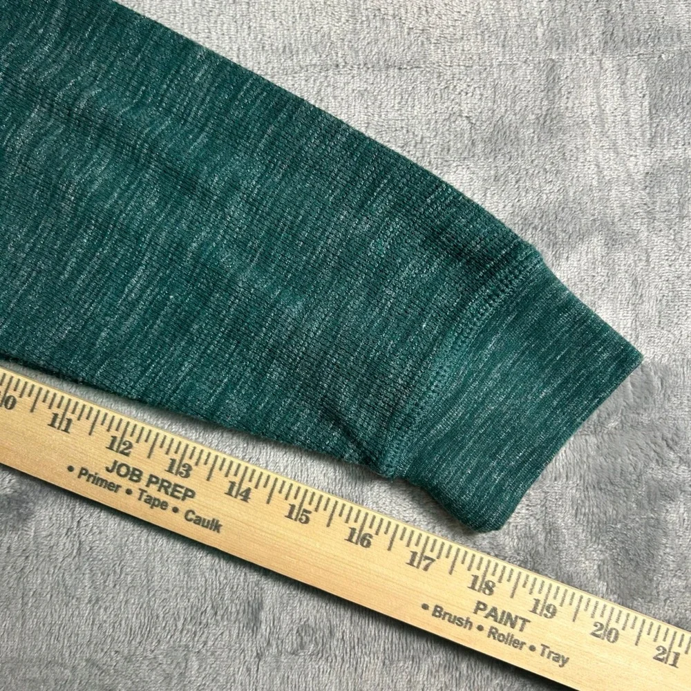 U.S. Polo Assn. Men's Green Heathered Long‎ Sleeve Henley Thermal Shirt Size L